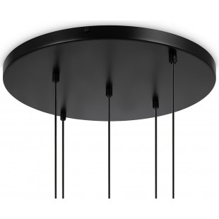 Lampa wisząca Maytoni Basic Form - 5 kuli, biało-czarna | Sklep z lampami