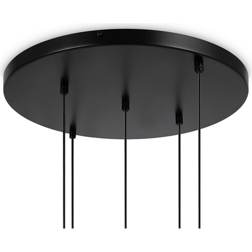 Lampa wisząca Maytoni Basic Form - 5 kuli, biało-czarna | Sklep z lampami