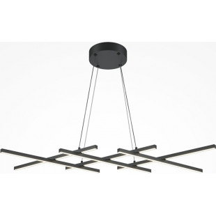 Lampa wisząca Halo LED czarna Maytoni | Nowoczesny design