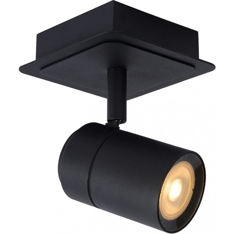 Reflektor sufitowy czarny Lennert | Lucide - Sklep Lamp