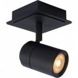 Reflektor sufitowy czarny Lennert | Lucide - Sklep Lamp