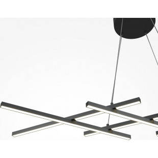 Lampa wisząca Halo LED czarna Maytoni | Nowoczesny design