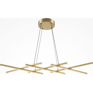 Lampa wisząca Halo LED Maytoni | Nowoczesny design, mosiężny akcent