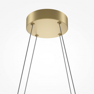 Lampa wisząca Halo LED Maytoni | Nowoczesny design, mosiężny akcent