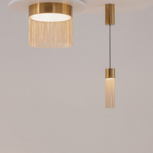 Lampa wisząca Imaginary Maytoni: Złoty glamour LED | Sklep z lampami