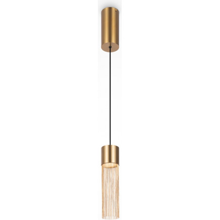 Lampa wisząca Imaginary Maytoni: Złoty glamour LED | Sklep z lampami