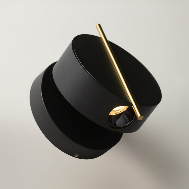 Kinkiet Nuance LED Maytoni - Czarno-złoty | Nowoczesny Design