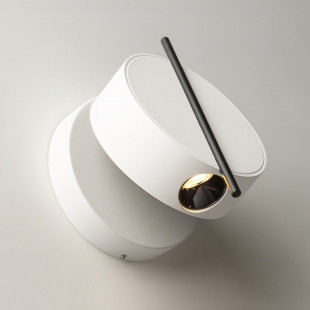Kinkiet Nuance LED biało-czarny Maytoni - Nowoczesny Design