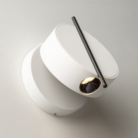 Kinkiet Nuance LED biało-czarny Maytoni - Nowoczesny Design