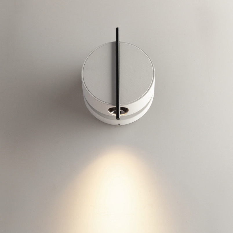 Kinkiet Nuance LED biało-czarny Maytoni - Nowoczesny Design