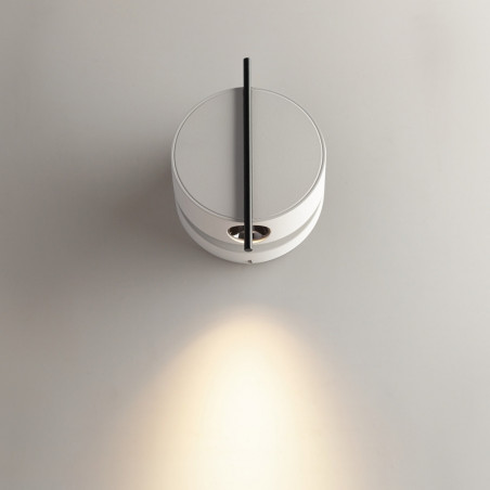 Kinkiet Nuance LED biało-czarny Maytoni - Nowoczesny Design