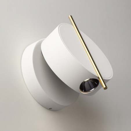 Kinkiet Nuance LED biało-złoty Maytoni - Nowoczesny design