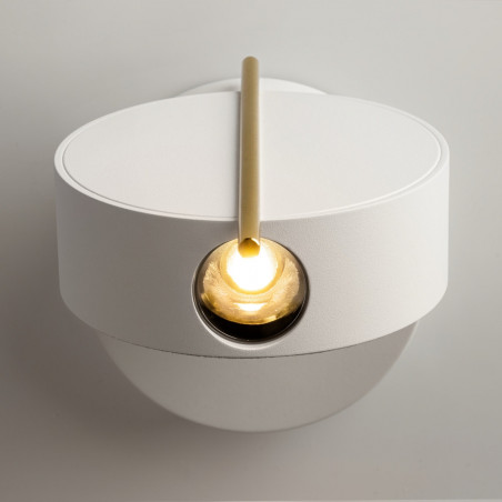 Kinkiet Nuance LED biało-złoty Maytoni - Nowoczesny design