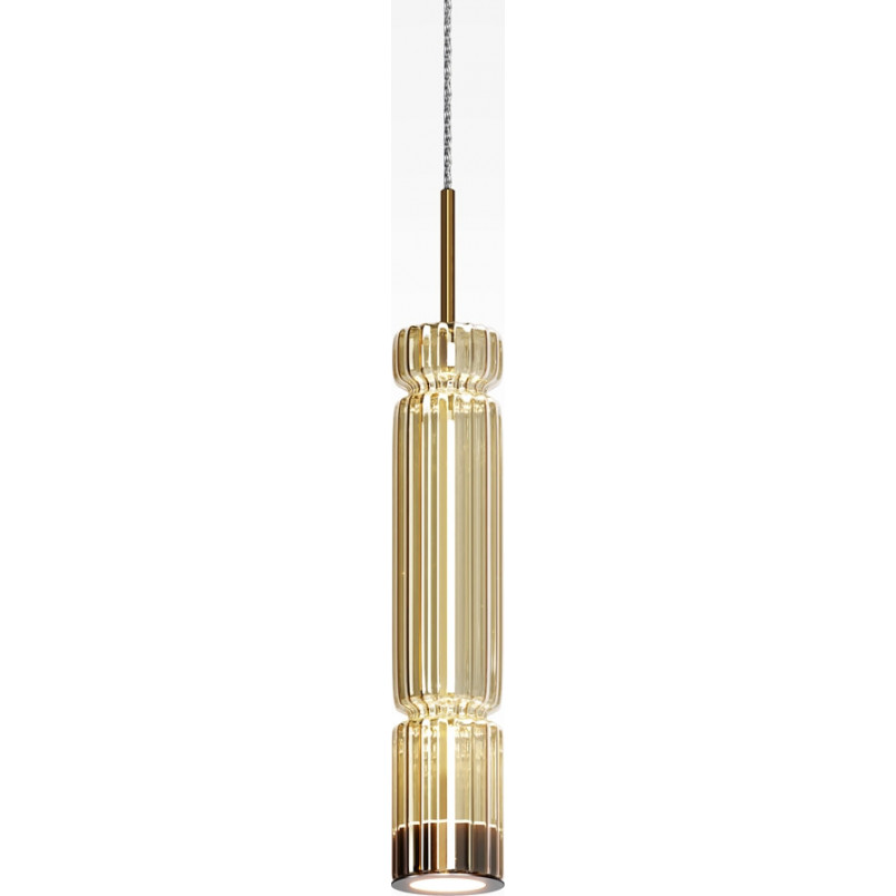 Lampa wisząca Maytoni Ordo LED - Złota, szklana | Salon100