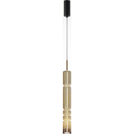 Lampa wisząca Maytoni Ordo LED - Złota, szklana | Salon100
