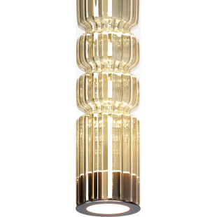 Lampa wisząca Maytoni Ordo LED - Złota, szklana | Salon100