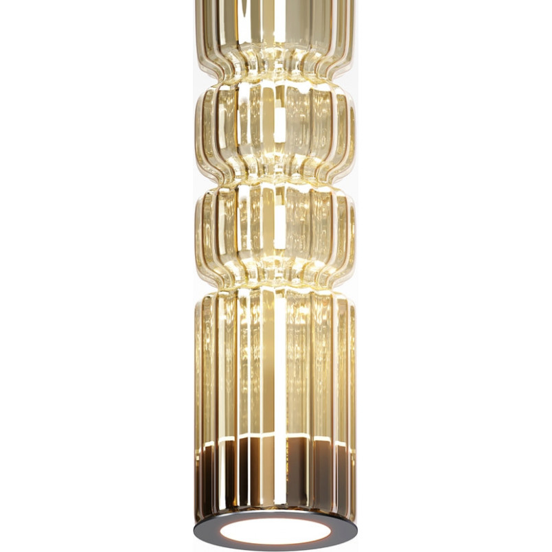 Lampa wisząca Maytoni Ordo LED - Złota, szklana | Salon100