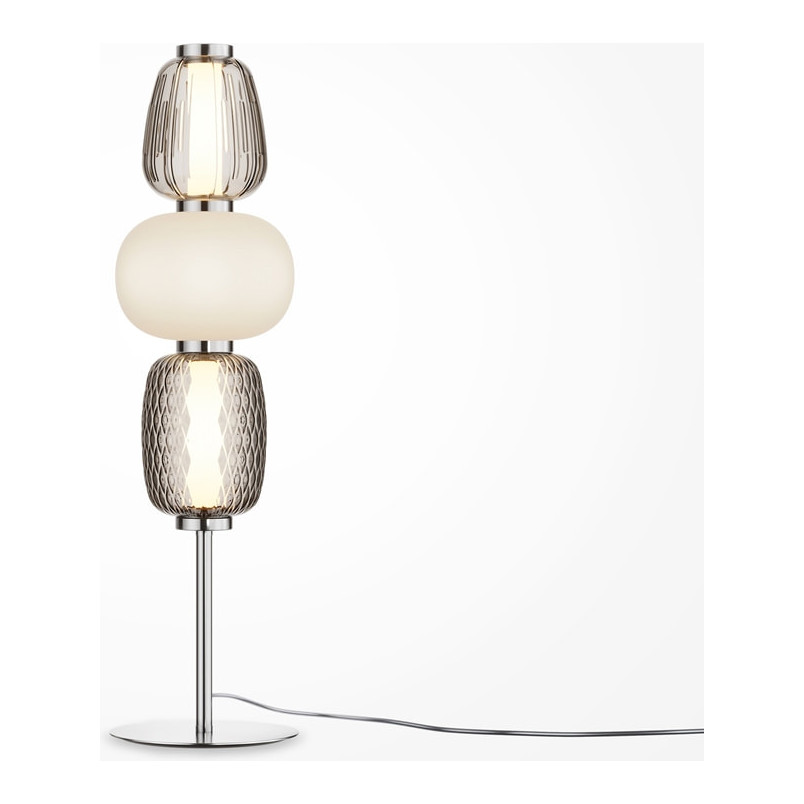 Lampa stołowa szklana glamour Pattern Maytoni | Elegancki design