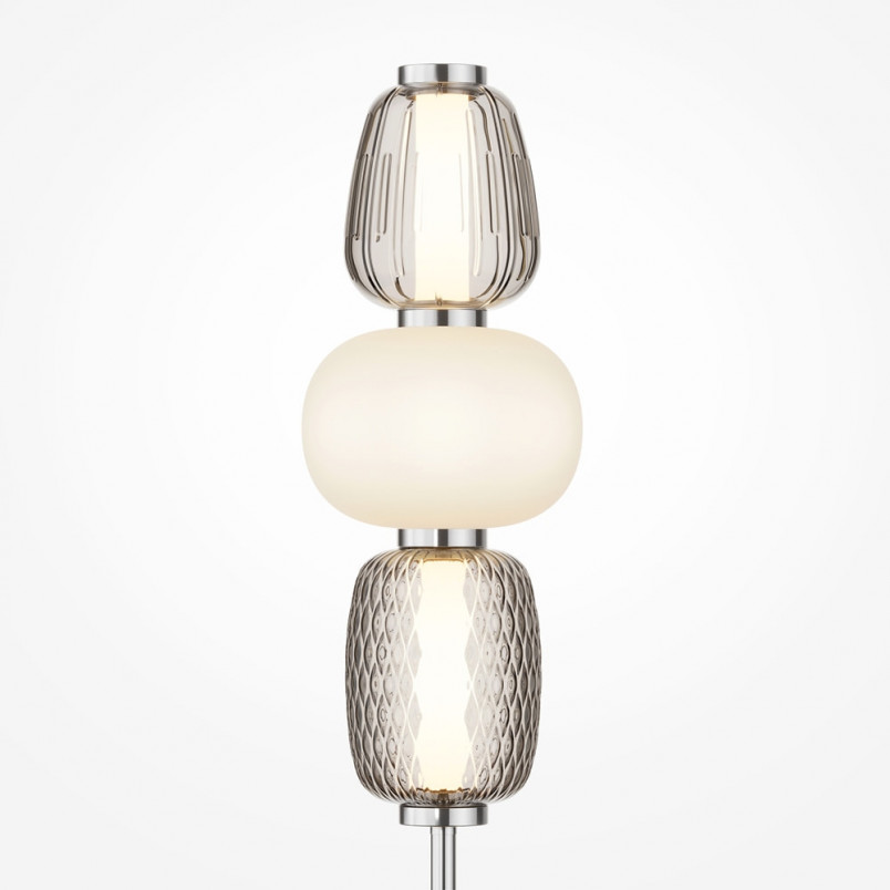 Lampa stołowa szklana glamour Pattern Maytoni | Elegancki design