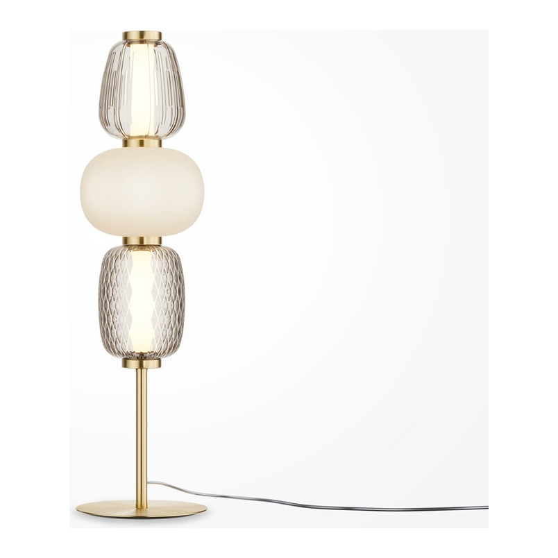 Lampa stołowa złota Maytoni Pattern - Elegancja i blask
