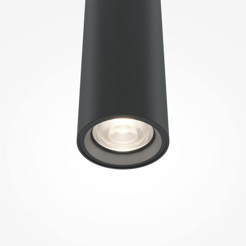 Lampa wisząca czarna Maytoni Pro Base LED | Minimalistyczny design