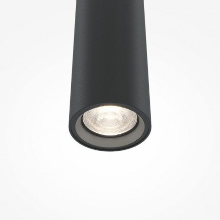 Lampa wisząca czarna Maytoni Pro Base LED | Minimalistyczny design