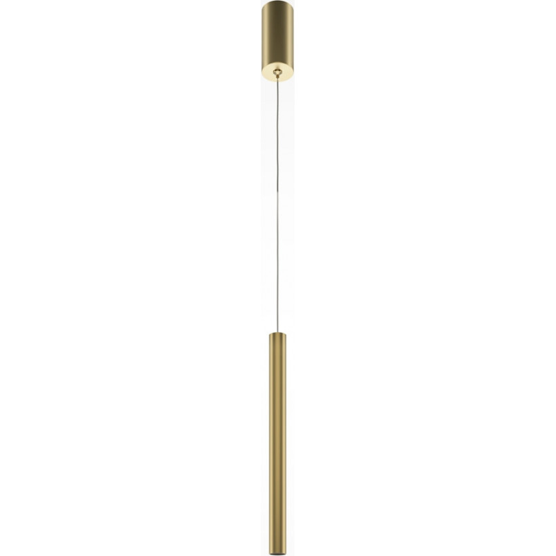 Lampa wisząca tuba złota Maytoni Pro Base LED - Minimalizm i styl