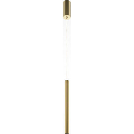 Lampa wisząca tuba złota Maytoni Pro Base LED - Minimalizm i styl