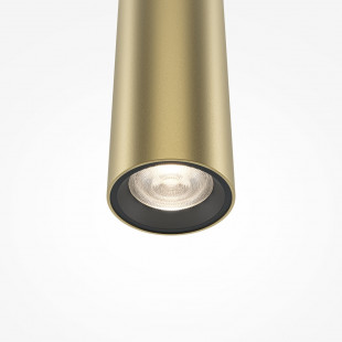Lampa wisząca tuba złota Maytoni Pro Base LED - Minimalizm i styl
