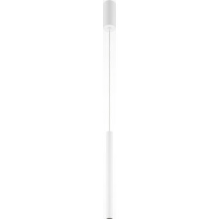Lampa wisząca tuba biała Maytoni Pro Base LED - Minimalizm i styl