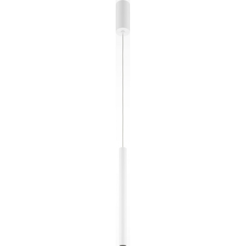 Lampa wisząca tuba biała Maytoni Pro Base LED - Minimalizm i styl