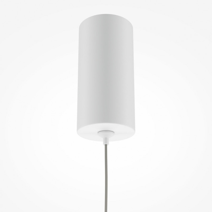 Lampa wisząca tuba biała Maytoni Pro Base LED - Minimalizm i styl