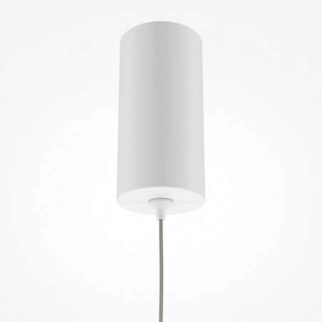 Lampa wisząca tuba biała Maytoni Pro Base LED - Minimalizm i styl