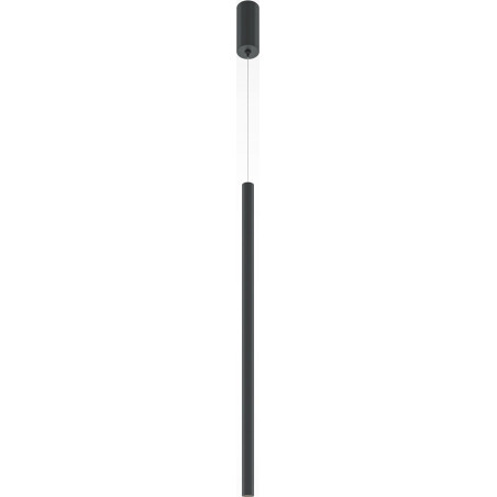 Lampa wisząca tuba LED czarna Maytoni - Oświetlenie LED