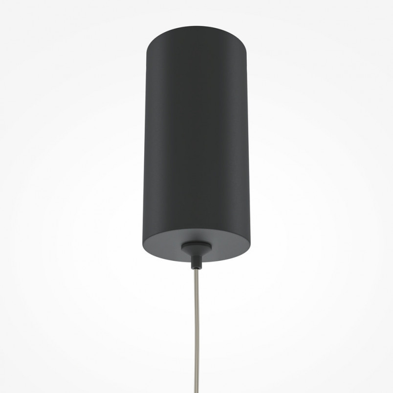 Lampa wisząca tuba LED czarna Maytoni - Oświetlenie LED
