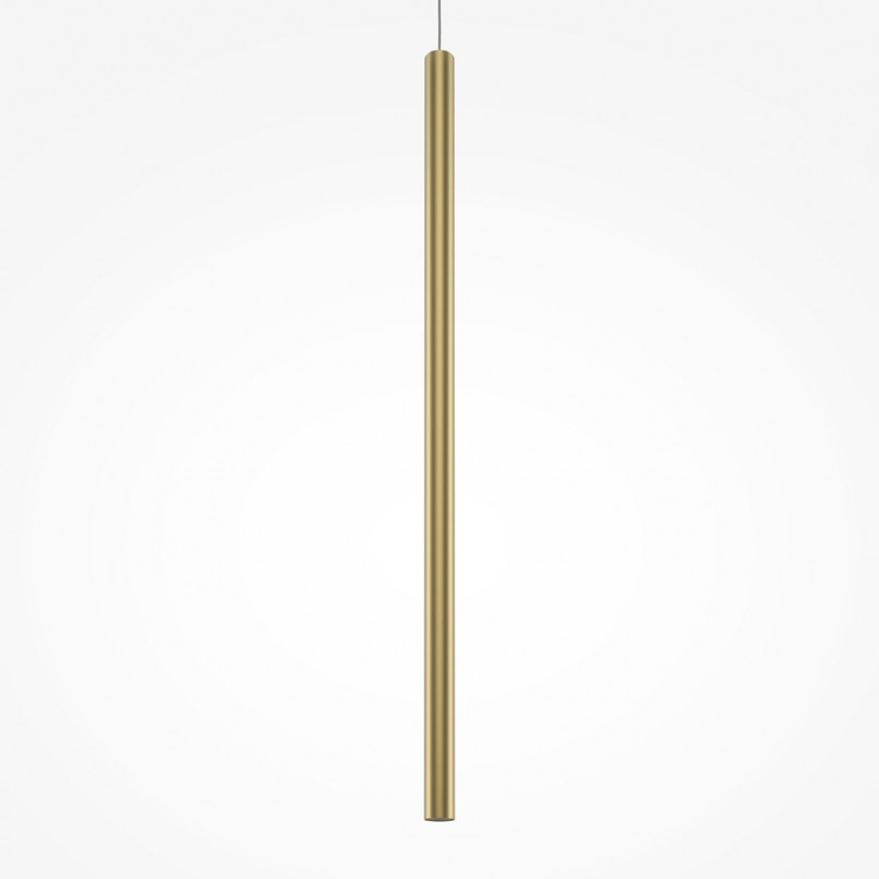 Lampa wisząca tuba złota Maytoni Pro Extra LED - Odkryj elegancję!