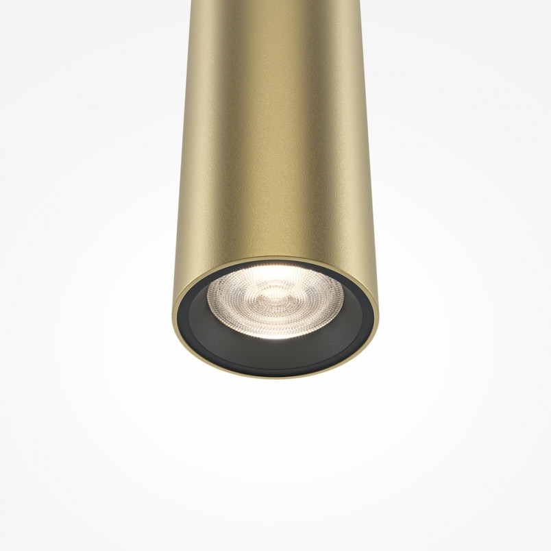 Lampa wisząca tuba złota Maytoni Pro Extra LED - Odkryj elegancję!