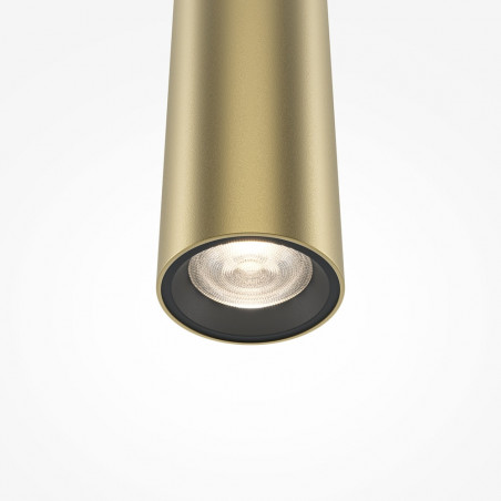 Lampa wisząca tuba złota Maytoni Pro Extra LED - Odkryj elegancję!