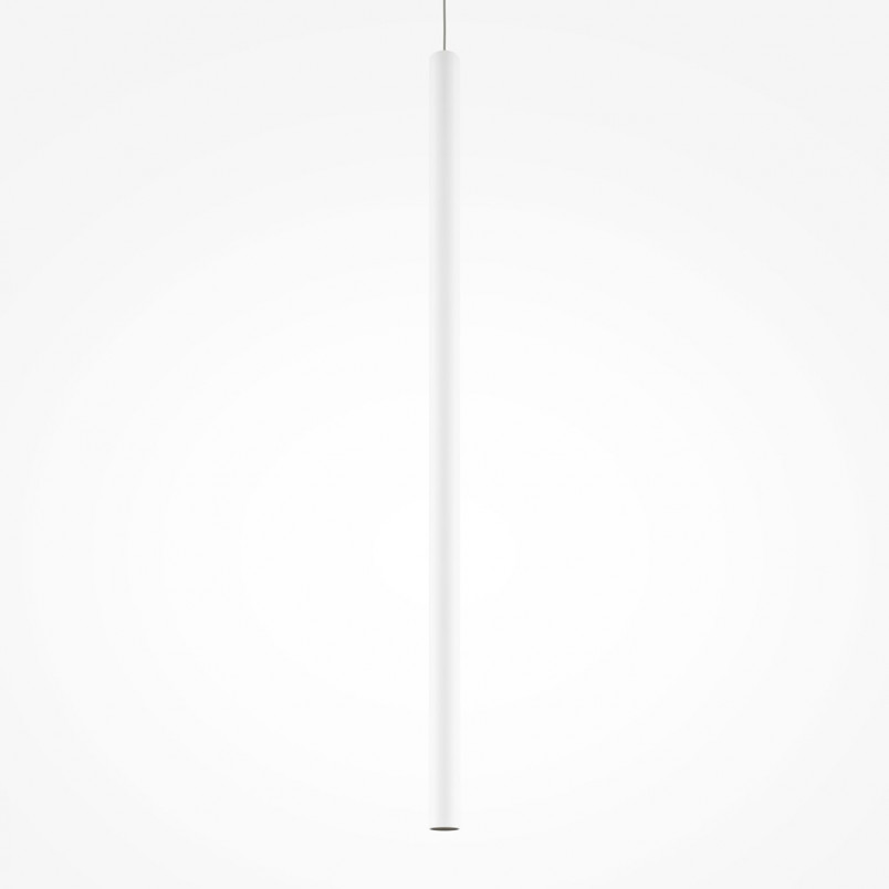 Lampa wisząca tuba biała Maytoni Pro Extra LED - Sklep z lampami