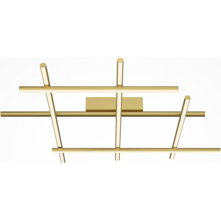 Plafon LED Radiance Maytoni: Nowoczesny design, złoty