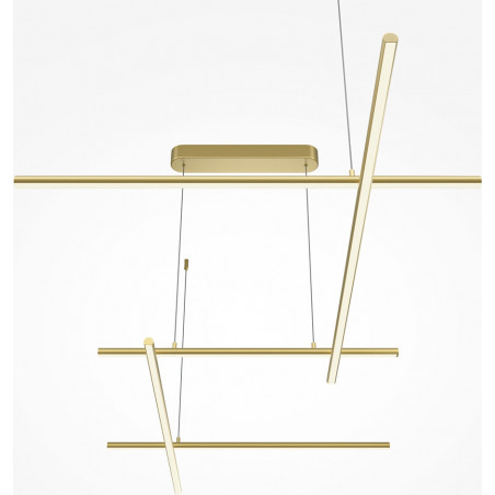 Lampa wisząca Radiance LED złota Maytoni | Nowoczesny design