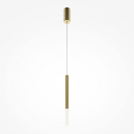 Lampa wisząca tuba złota Maytoni Pro Shade LED - Odkryj elegancję!