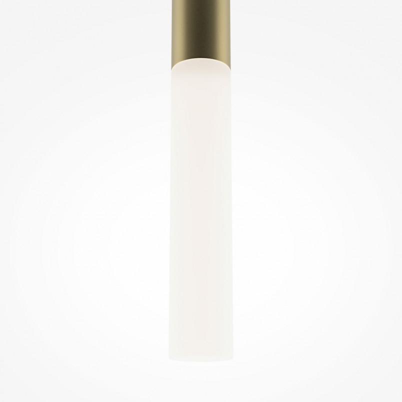 Lampa wisząca tuba złota Maytoni Pro Shade LED - Odkryj elegancję!