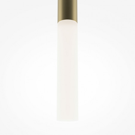 Lampa wisząca tuba złota Maytoni Pro Shade LED - Odkryj elegancję!
