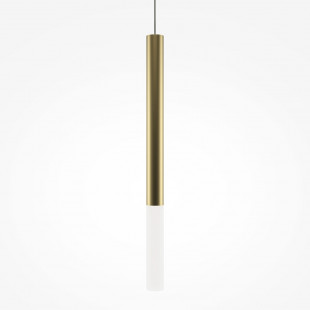 Lampa wisząca tuba złota Maytoni Pro Shade LED - Odkryj elegancję!