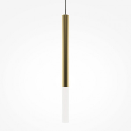 Lampa wisząca tuba złota Maytoni Pro Shade LED - Odkryj elegancję!