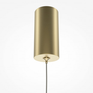 Lampa wisząca tuba złota Maytoni Pro Shade LED - Odkryj elegancję!