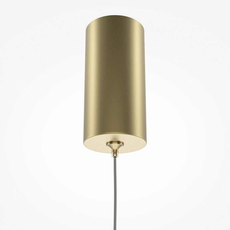 Lampa wisząca tuba złota Maytoni Pro Shade LED - Odkryj elegancję!