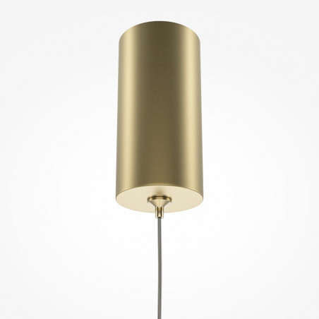 Lampa wisząca tuba złota Maytoni Pro Shade LED - Odkryj elegancję!