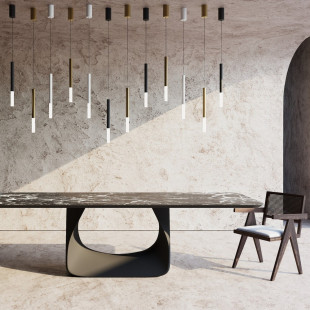 Lampa wisząca tuba złota Maytoni Pro Shade LED - Odkryj elegancję!